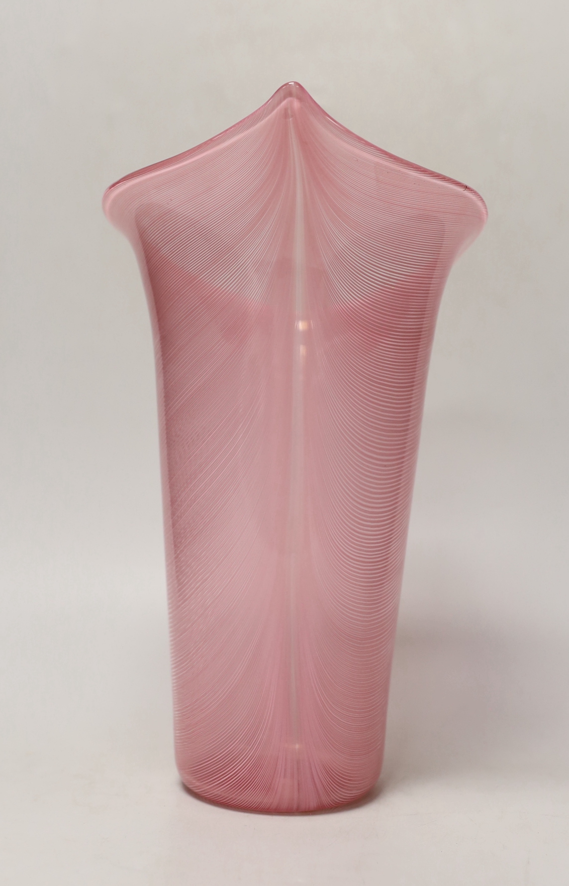 A Venini Calla vase, c.1970-75, designed by Tyra Lundgren, 32cm